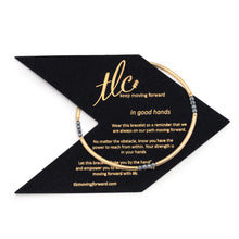 Load image into Gallery viewer, Inner Glow - Silver Hematite & Gold Filled Stretch Bangle