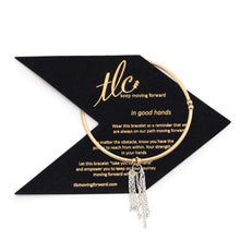 Load image into Gallery viewer, Luxe Glitz - Gold Filled & Sterling Silver Stretch Bangle