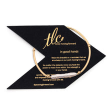 Load image into Gallery viewer, Pearlescent - Fresh Water Pearl & Gold Filled Stretch Bangle