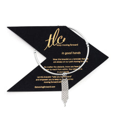 Load image into Gallery viewer, Luxe Glitz - Sterling Silver Stretch Bangle