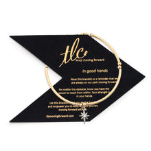 Load image into Gallery viewer, Starlight Glam - Gold Filled & Sterling Silver Charmed Stretch Bangle