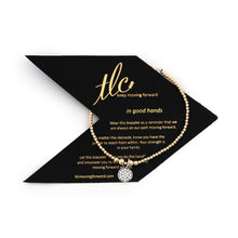 Load image into Gallery viewer, Sparkled Round Charm Bracelet - Gold Filled