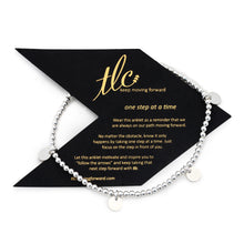 Load image into Gallery viewer, Mini Disc - Sterling Silver Charmed Anklet