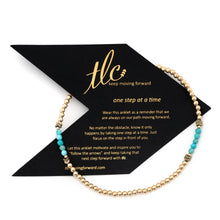 Load image into Gallery viewer, Radiate Peace - Turquoise & Gold Filled Resilience Anklet