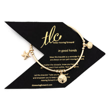 Load image into Gallery viewer, Seaside - Gold Filled Charmed Stretch Bangle