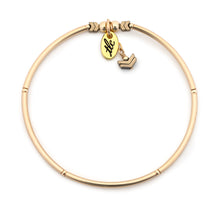 Load image into Gallery viewer, Simply Chevron - Gold Filled Stretch Bangle