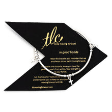 Load image into Gallery viewer, Simply Blessed - Sterling Silver Charmed Stretch Bangle