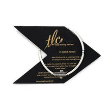 Load image into Gallery viewer, Precious Blessing - Crystal Cross & Sterling Silver Stretch Bangle