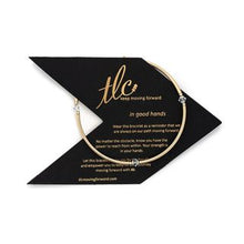 Load image into Gallery viewer, Sweet & Lovely - Crystal & Gold Filled Stretch Bangle