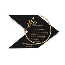 Load image into Gallery viewer, Sweet & Lovely - Gold Crystal & Gold Filled Stretch Bangle