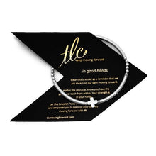 Load image into Gallery viewer, Blessed Silver Stretch Bangle