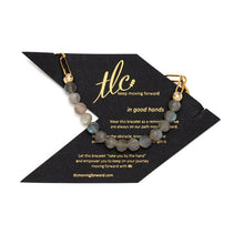 Load image into Gallery viewer, Labradorite & Gold Linked Chain Bracelet