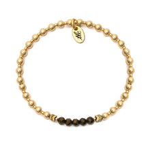 Load image into Gallery viewer, Treasure the Moment - Chalcopyrite & Gold Filled Resilience Bracelet