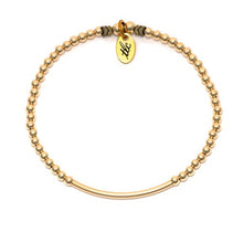 Load image into Gallery viewer, Beauty in Simplicity - Gold Filled Bar Resilience Bracelet