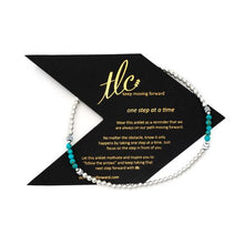 Load image into Gallery viewer, Radiate Peace - Turquoise & Sterling Silver Resilience Anklet