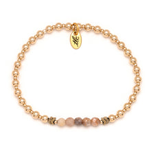 Load image into Gallery viewer, Be the Sunshine - Sunstone & Gold Filled Resilience Bracelet