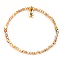Load image into Gallery viewer, Choose to Shine - Czech Glass & Gold Filled Resilience Bracelet