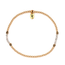 Load image into Gallery viewer, She is Unstoppable - Labradorite & Gold Filled Resilience Anklet