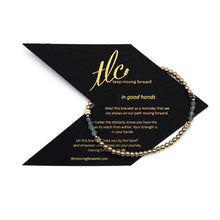 Load image into Gallery viewer, Stand Strong, Beautiful - Apatite & Gold Filled Resilience Bracelet