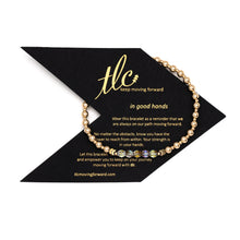 Load image into Gallery viewer, Think like a Queen - Czech Glass & Gold Filled Resilience Bracelet