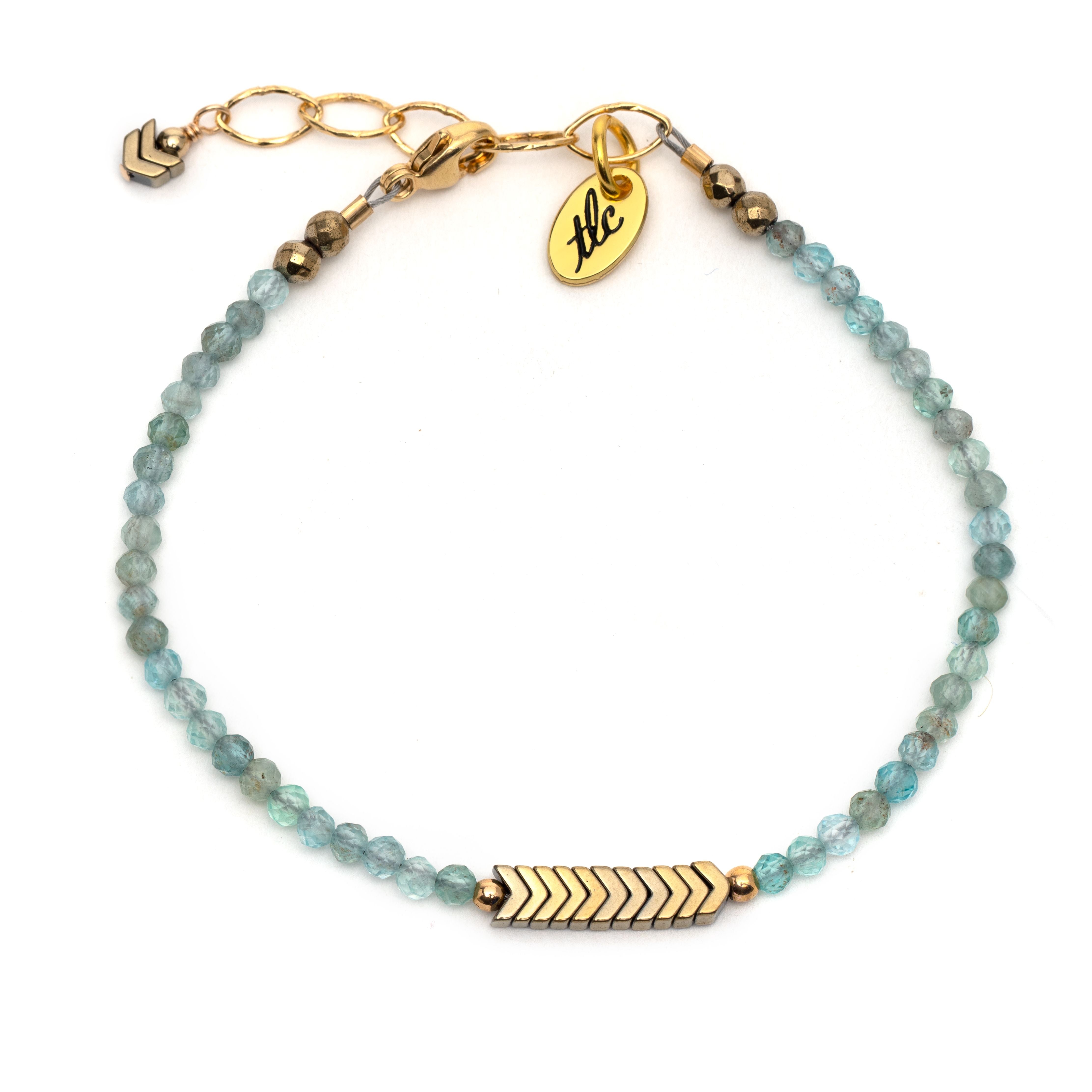"in good hands" Apatite Bracelet tlc moving forward