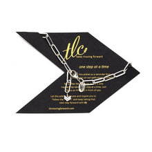 Load image into Gallery viewer, Silver Paperclip Linked Chain Anklet