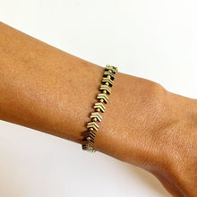 Load image into Gallery viewer, Gold Chevron Classic Bracelet