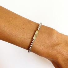 Load image into Gallery viewer, Mixed Metal Hematite Classic Bracelet