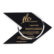 Load image into Gallery viewer, Shine Your Way - Hematite &amp; Sterling Silver Stretch Bangle
