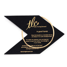 Load image into Gallery viewer, Radiance - Gold Filled &amp; Cubic Zirconia Charmed Stretch Bangle
