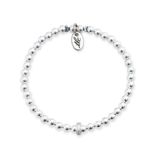 Load image into Gallery viewer, Glimmer &amp; Glow - Cubic Zirconia &amp; Sterling Silver Stretch Bracelet
