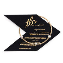 Load image into Gallery viewer, Sweet Pearl - 2mm Gold Filled &amp; Fresh Water Pearl Stretch Bracelet
