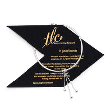 Load image into Gallery viewer, Glitter Posh - Sterling Silver Stretch Bangle
