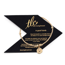 Load image into Gallery viewer, Brave Heart - 2mm Gold Filled &amp; Bronze Charm Resilience Bracelet
