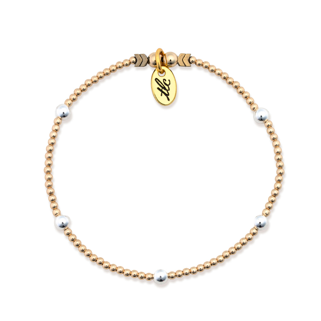 Petite but Powerful - 2mm Gold Filled Resilience Bracelet