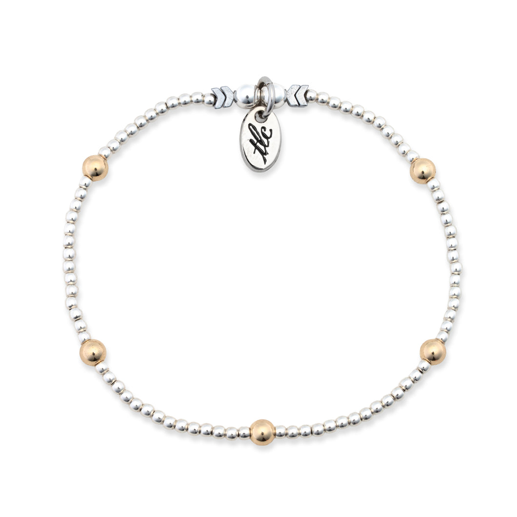 Petite but Powerful - 2mm Sterling Silver Resilience Bracelet