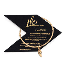 Load image into Gallery viewer, Angelic - Gold Filled &amp; Bronze Charmed Stretch Bangle
