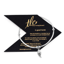 Load image into Gallery viewer, Angelic - Sterling Silver Charmed Stretch Bangle
