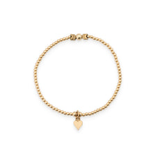 Load image into Gallery viewer, Piece of My Heart - Mama &amp; Mini Gold Filled Stretch Bracelet
