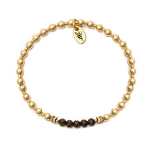 Load image into Gallery viewer, Treasure the Moment - Chalcopyrite &amp; Gold Filled Resilience Bracelet
