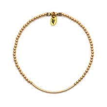 Load image into Gallery viewer, Beauty in Simplicity - Gold Filled Bar Resilience Anklet
