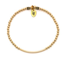 Load image into Gallery viewer, Beauty in Simplicity - Gold Filled Bar Resilience Bracelet

