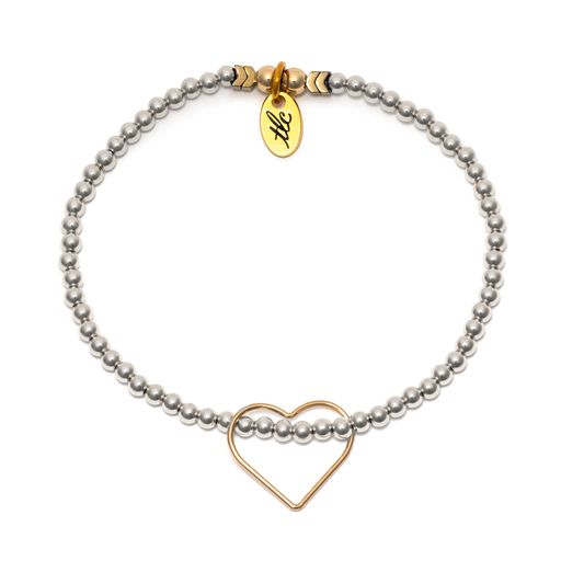 Heart of Gold - Sterling Silver & Gold Filled Resilience Bracelet