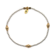 Load image into Gallery viewer, You Are Enough- Sterling Silver &amp; Gold Filled Design Resilience Anklet
