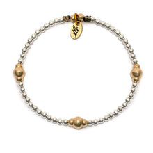 Load image into Gallery viewer, You are Enough - Sterling Silver &amp; Gold Filled Design Resilience Bracelet
