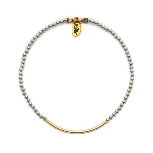 Beauty in Simplicity - Sterling Silver & Gold Filled Bar Resilience Anklet