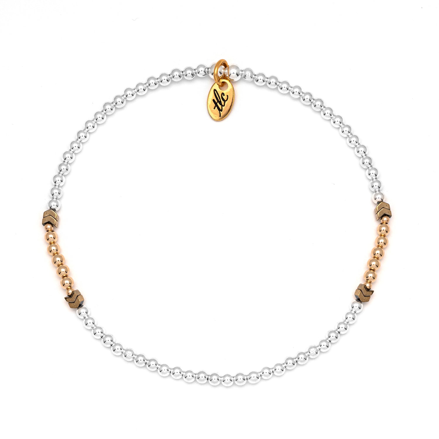 Fearless & Fabulous Gold Filled & Sterling Silver Resilience Anklet