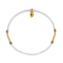 Load image into Gallery viewer, Fearless &amp; Fabulous - Gold Filled &amp; Sterling Silver Resilience Anklet
