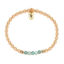 Load image into Gallery viewer, Stay Beautiful - Apatite &amp; Gold Filled Resilience Bracelet
