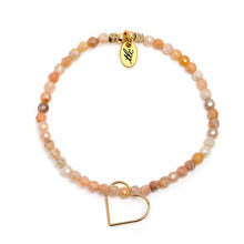 Load image into Gallery viewer, Follow Your Heart - Sunstone Stretch Bracelet
